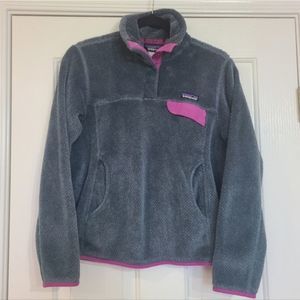 Patagonia Snap T Lightweight Synchilla Fleece Pullover Sweatshirt Size Small